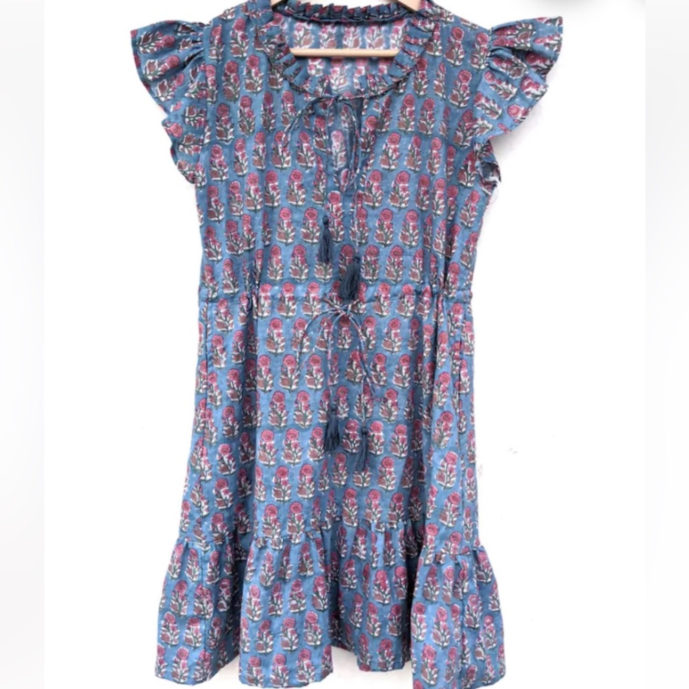 Block print dress